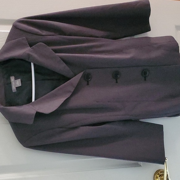 Ann Taylor Belted Suit Jacket Blazer Size 14 - Picture 2 of 7